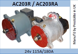 Alternatory serii AC203R / AC203RA